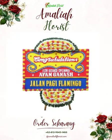Sewa Papan Bunga Indra Jaya
